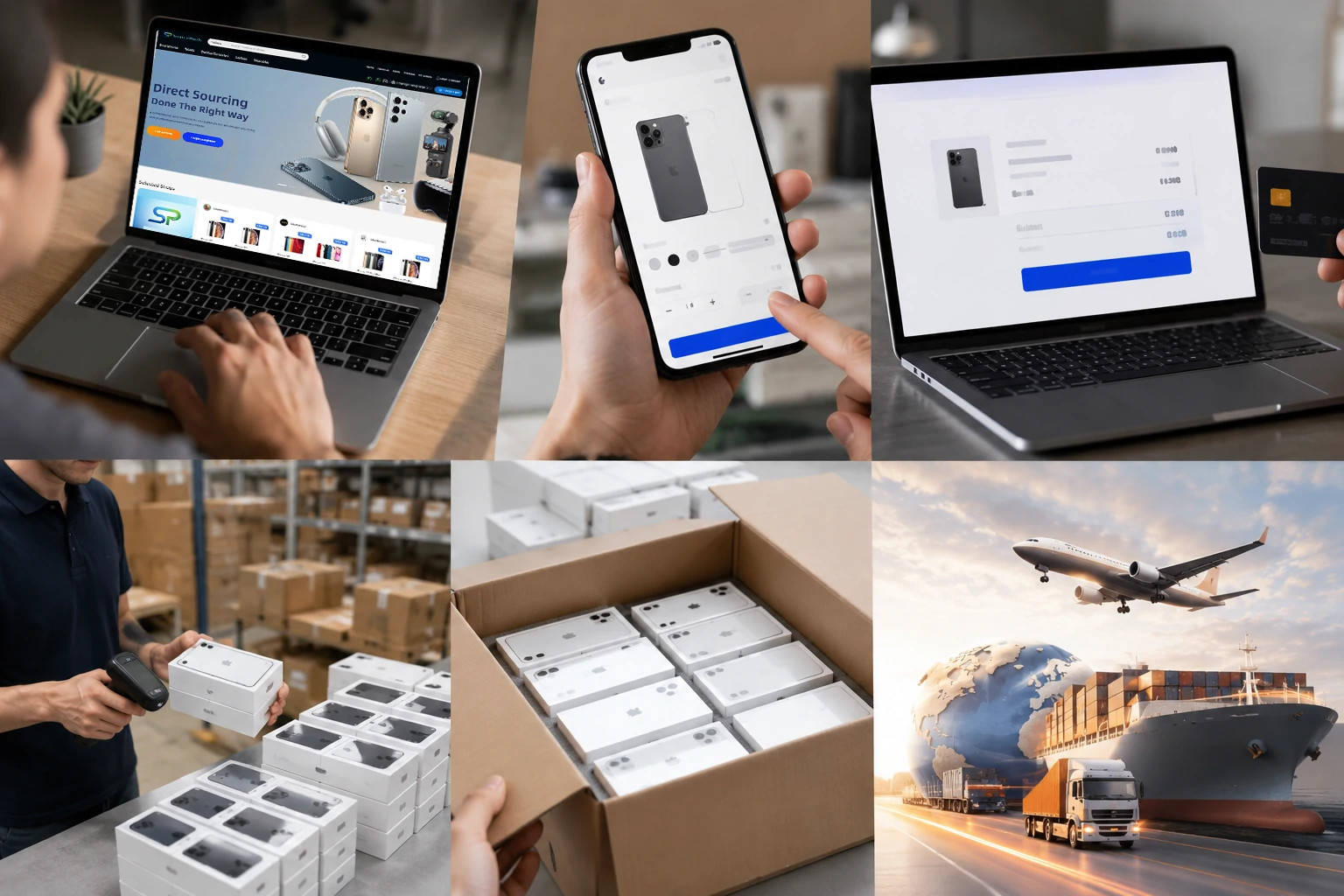 Insured air freight logistics and warehouse delivery for B2B electronics wholesale shipments